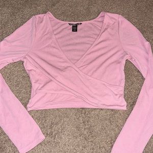 Victoria’s Secret Faux Wrap Crop Top